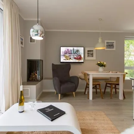 아파트 Bellevue App 09 Gartenhaus 제바트헤링스도르프